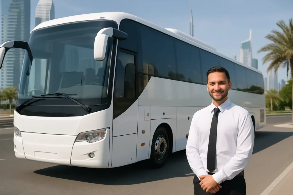 64-Seater Coach Rental With Driver in Dubai