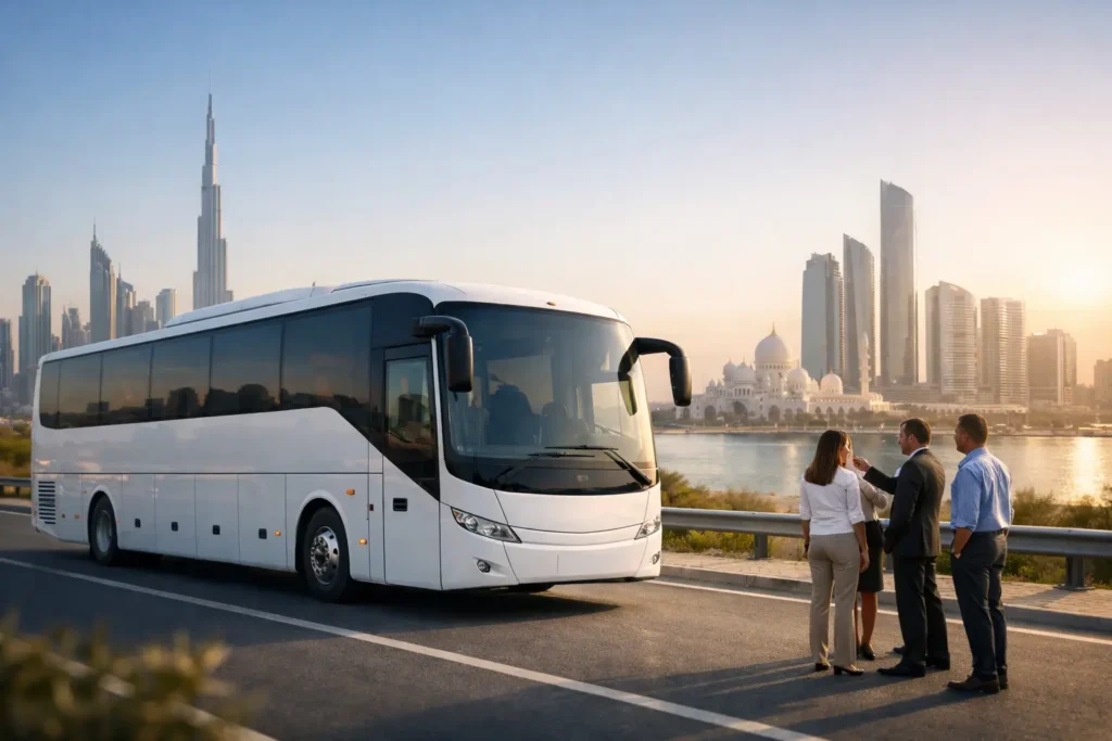 Dubai to Abu Dhabi Group Bus Hire Guide